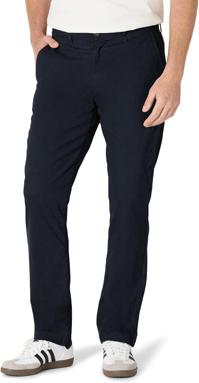 Wrinkle-Resistant Flat-Front Chino Pant